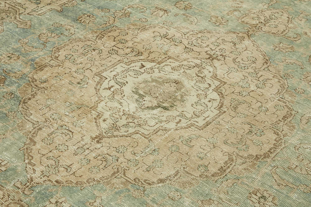 Beige vintage Persian rug 47874, 2.94 x 3.81 metres – photograph 5