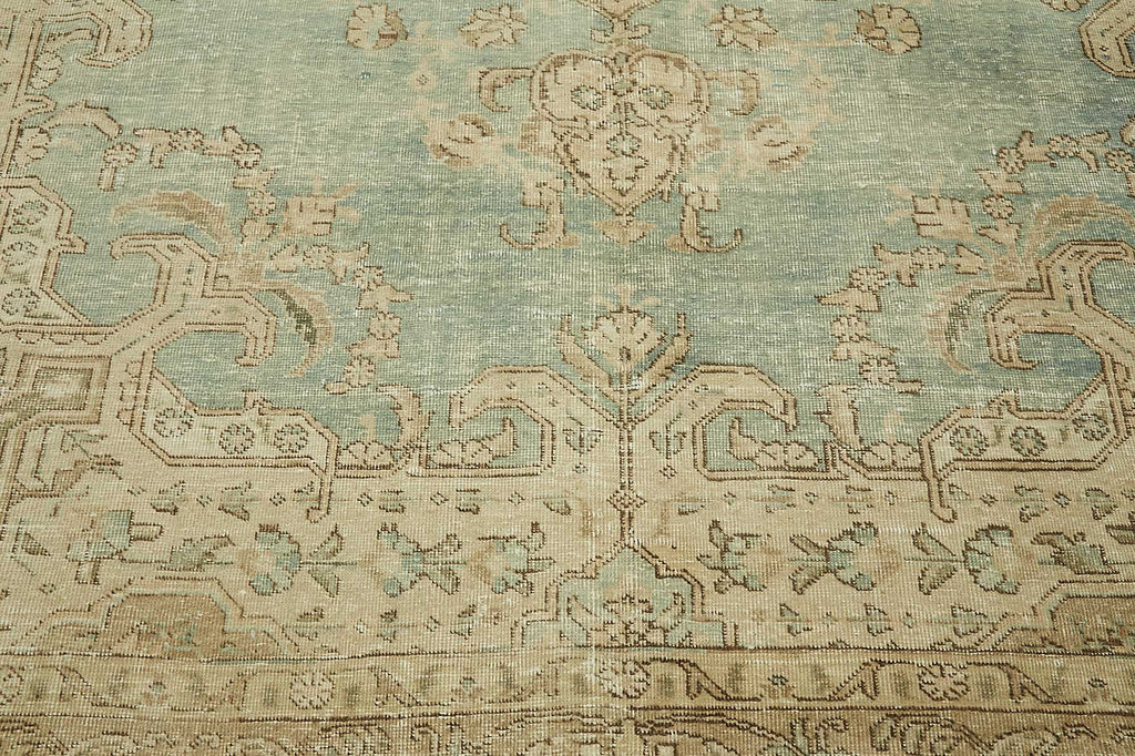 Beige vintage Persian rug 47874, 2.94 x 3.81 metres – photograph 10