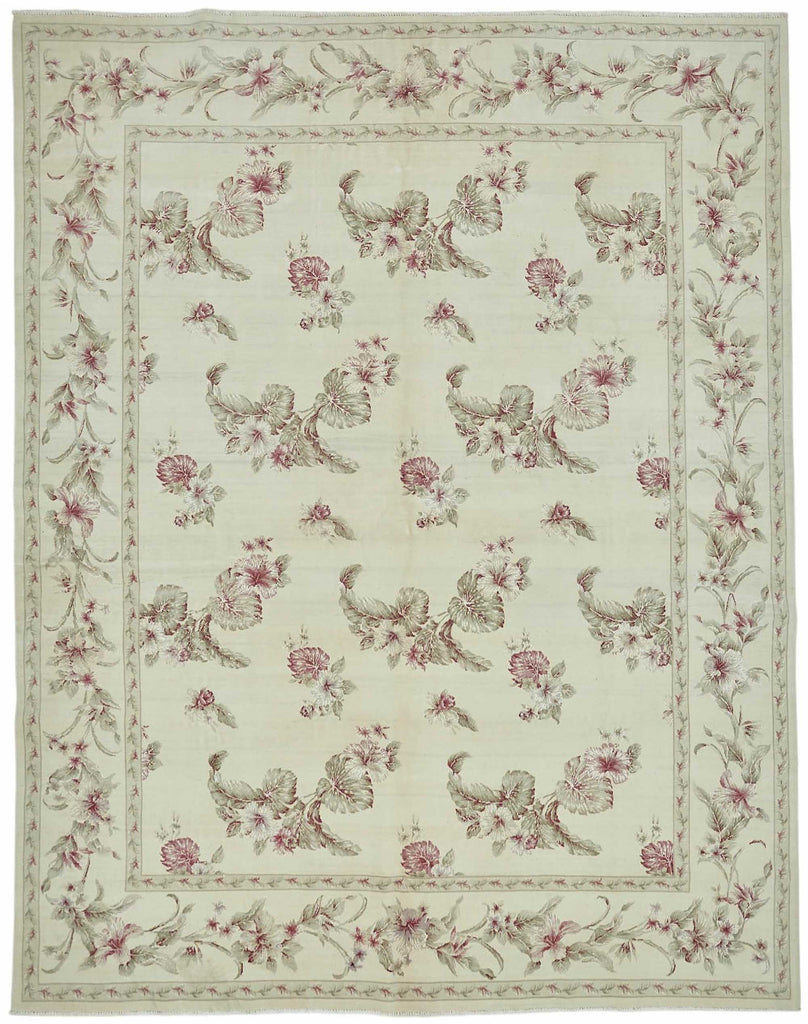 Beige vintage Persian rug 49218, 2.37 x 3.01 metres – full rug