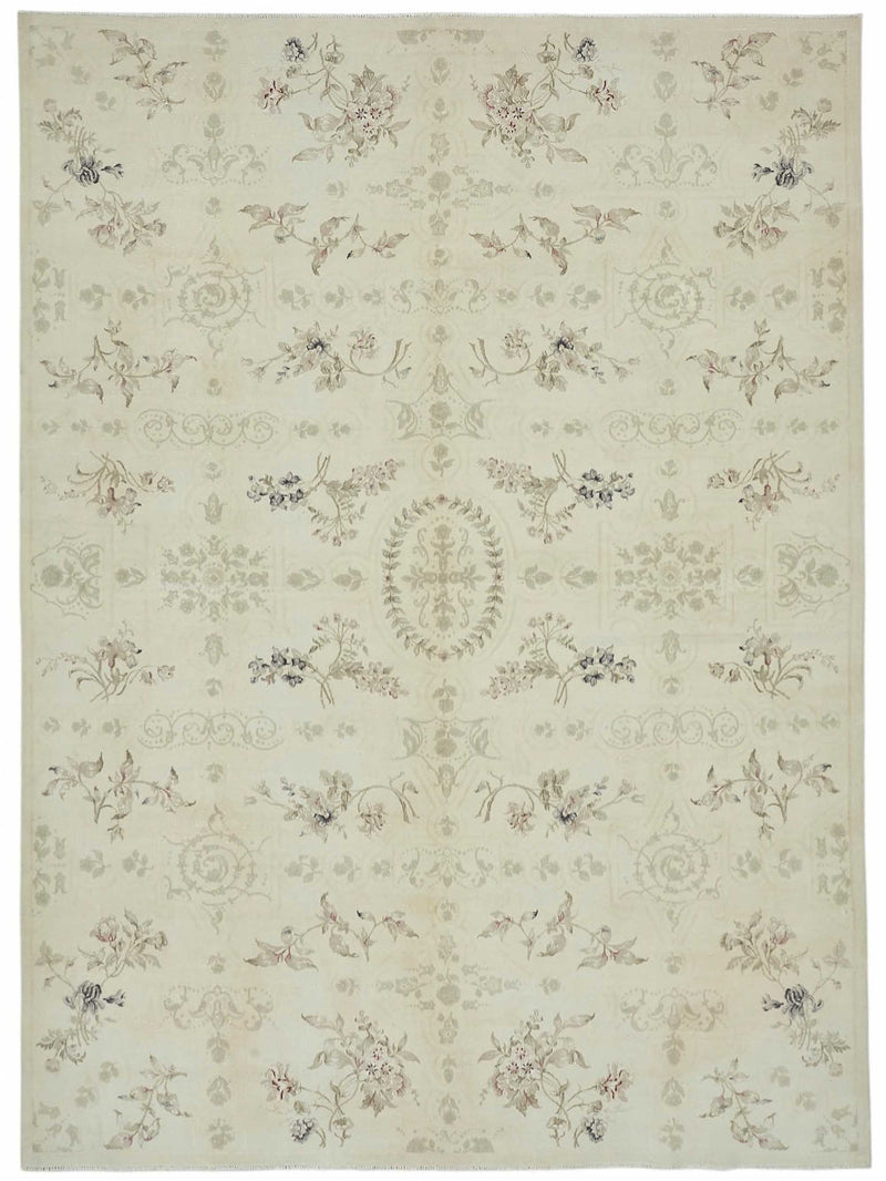 Beige vintage Persian rug 49219, 2.58 x 3.58 metres – full rug