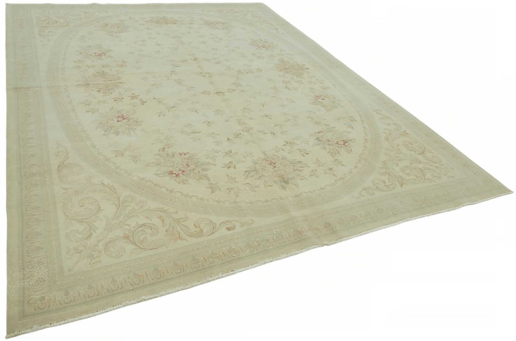 Beige vintage Persian rug 49220, 2.58 x 3.41 metres – photograph 2