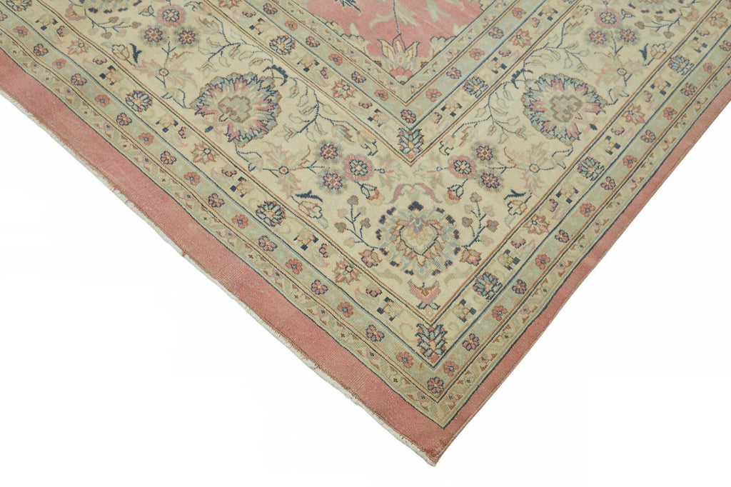 Beige vintage Persian rug 49224, 3.60 x 3.62 metres – photograph 4