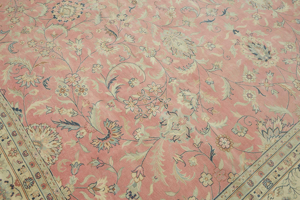 Beige vintage Persian rug 49224, 3.60 x 3.62 metres – photograph 9