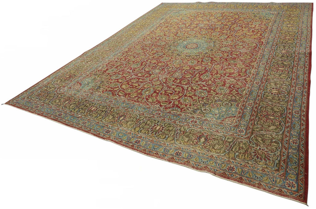 Red vintage Persian rug 49227, 2.90 x 3.84 metres – photograph 3