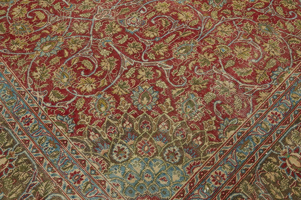 Red vintage Persian rug 49227, 2.90 x 3.84 metres – photograph 9