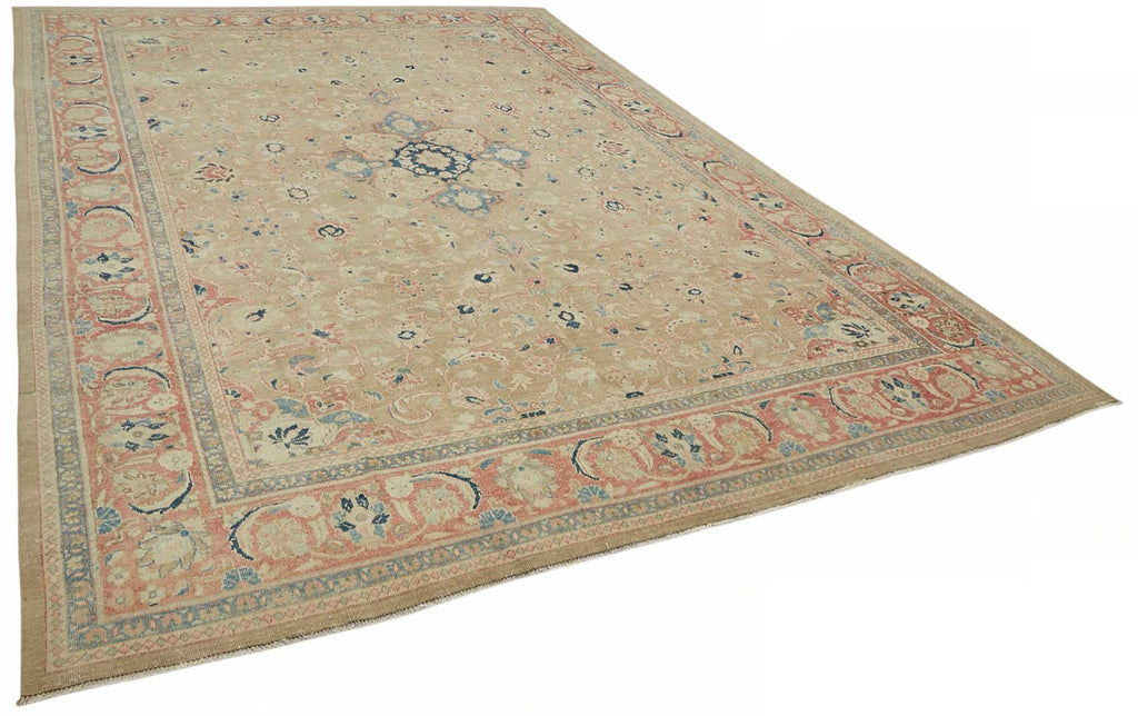 Beige vintage Persian rug 49228, 2.70 x 3.84 metres – photograph 2