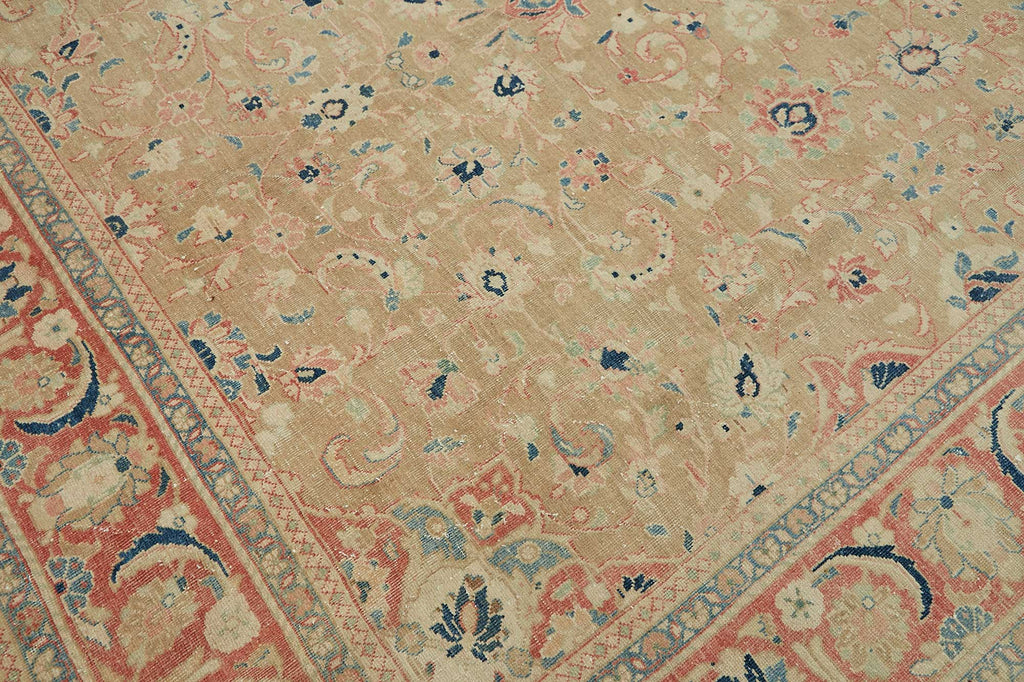Beige vintage Persian rug 49228, 2.70 x 3.84 metres – photograph 9