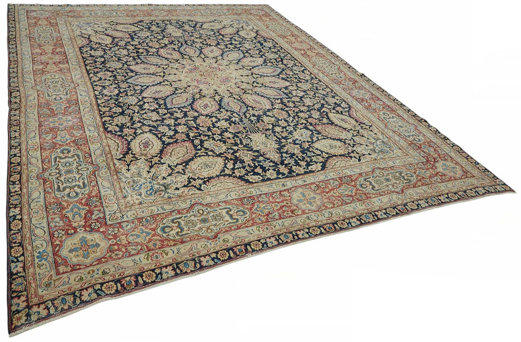 Beige vintage Persian rug 49229, 2.87 x 3.77 metres – photograph 2