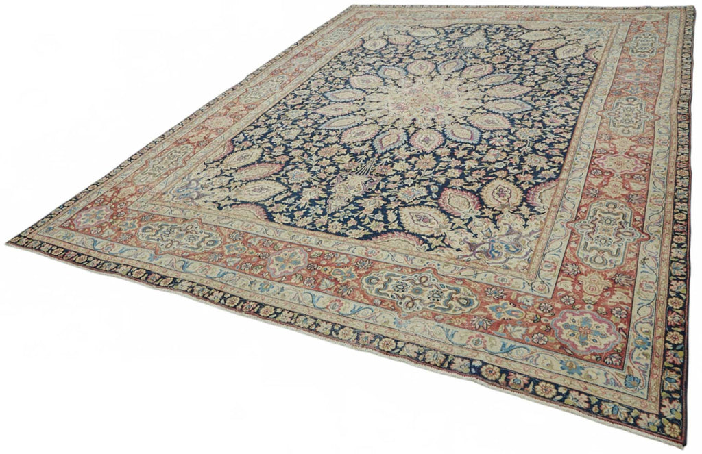 Beige vintage Persian rug 49229, 2.87 x 3.77 metres – photograph 3
