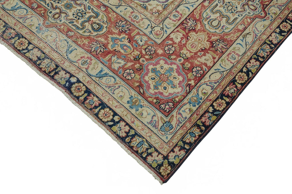 Beige vintage Persian rug 49229, 2.87 x 3.77 metres – photograph 4