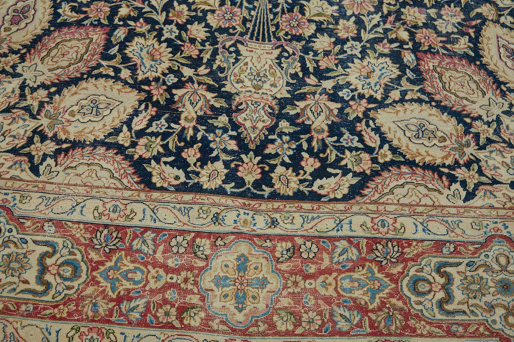 Beige vintage Persian rug 49229, 2.87 x 3.77 metres – photograph 10