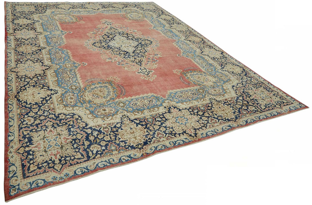 Beige vintage Persian rug 49232, 2.92 x 3.98 metres – photograph 2