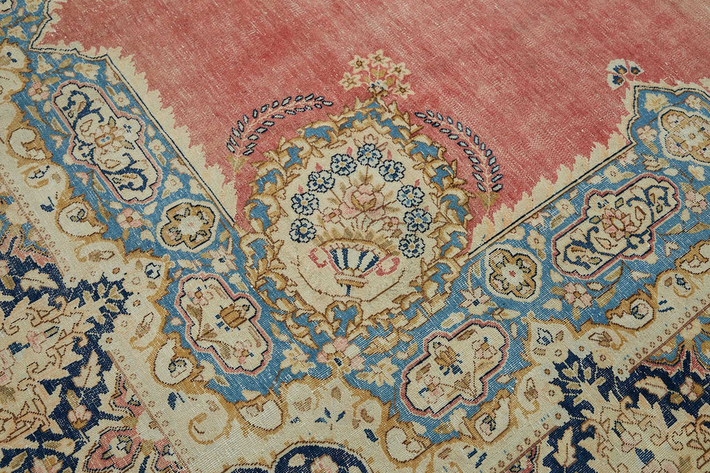 Beige vintage Persian rug 49232, 2.92 x 3.98 metres – photograph 9