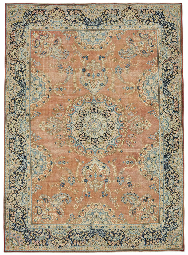 Beige vintage Persian rug 49233, 2.78 x 3.96 metres – full rug