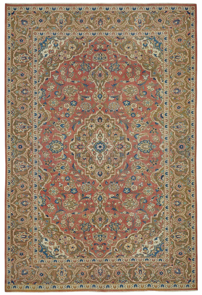 Beige vintage Persian rug 49235, 2.00 x 2.94 metres – full rug