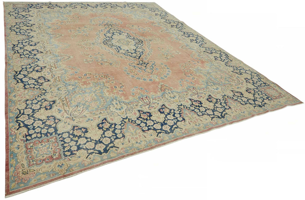 Beige vintage Persian rug 49236, 2.98 x 3.83 metres – photograph 2
