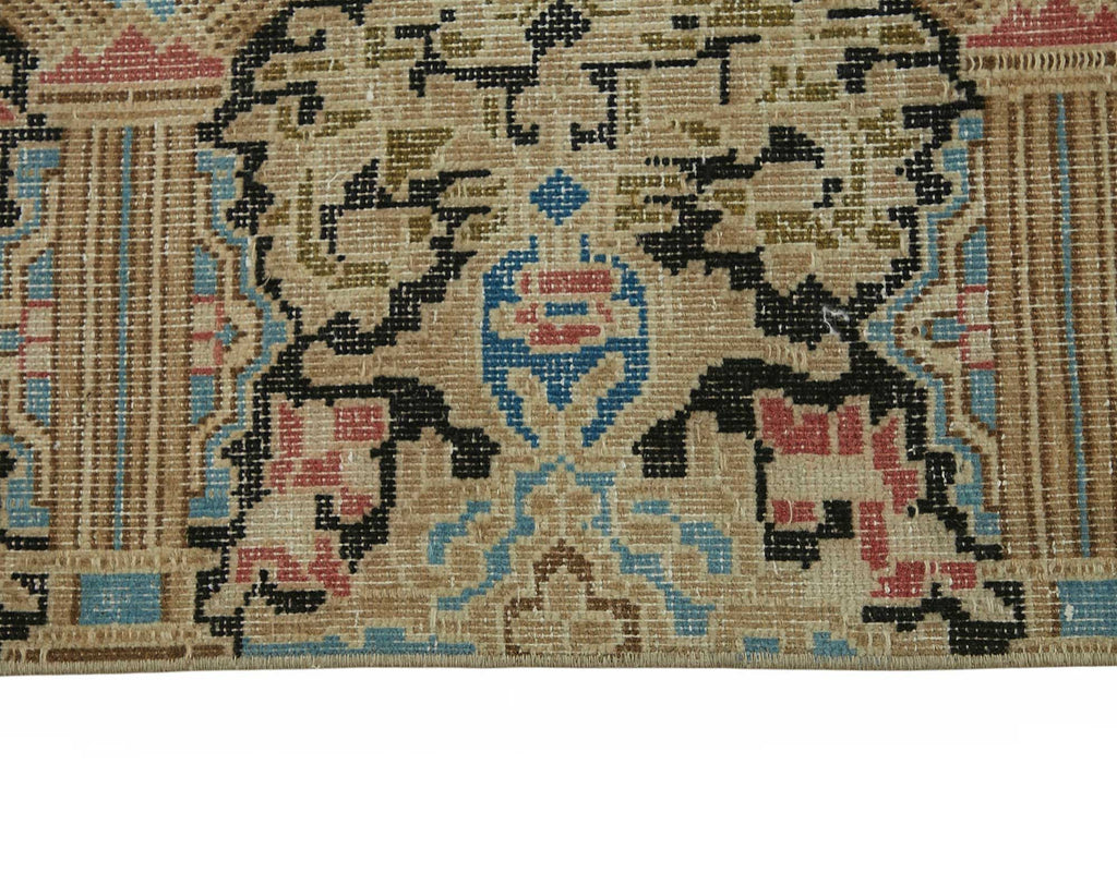 Beige vintage Persian rug 49237, 2.70 x 3.62 metres – photograph 8