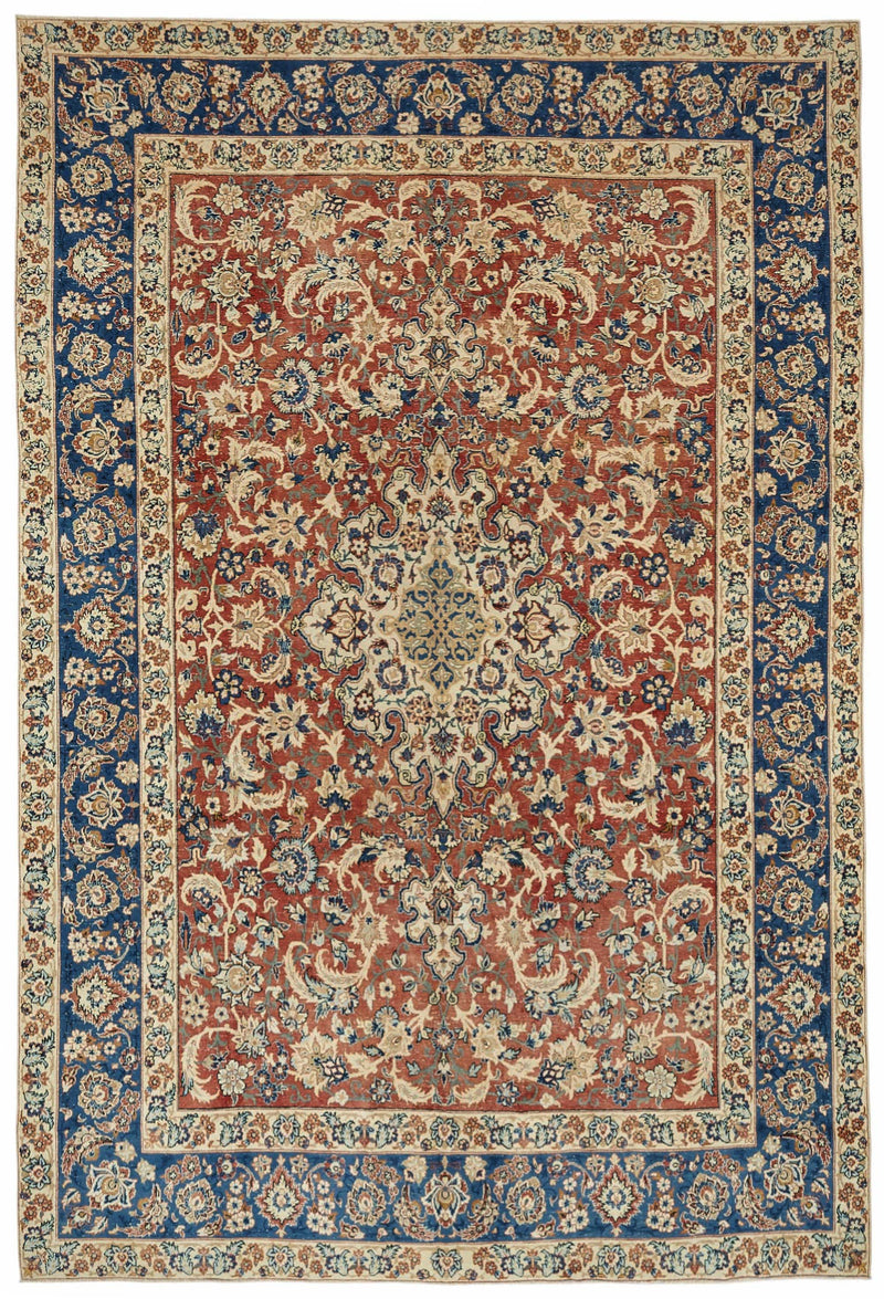 Beige vintage Persian rug 49244, 2.48 x 3.62 metres – full rug