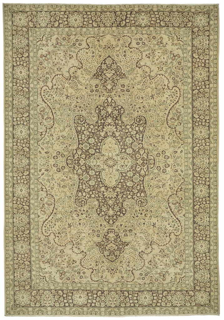 Beige vintage Persian rug 49245, 2.07 x 3.02 metres – full rug
