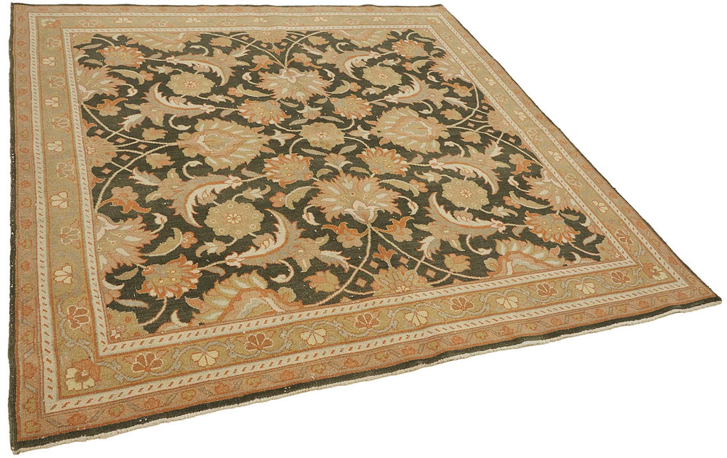 Beige vintage Persian rug 49440, 1.85 x 1.85 metres – photograph 2