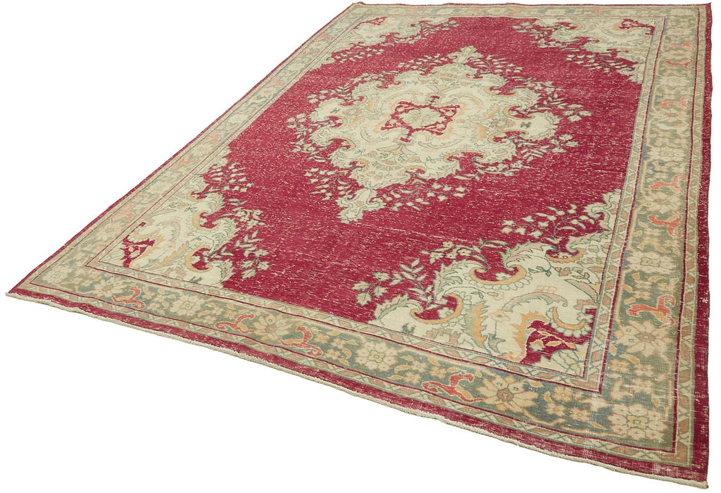 Beige vintage Persian rug 49448, 2.44 x 3.31 metres – photograph 3