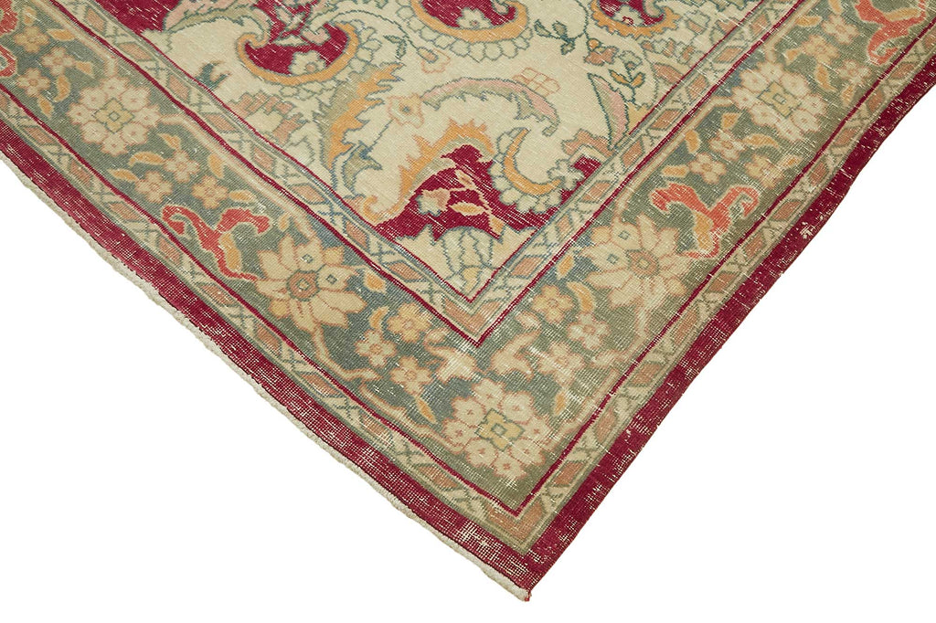 Beige vintage Persian rug 49448, 2.44 x 3.31 metres – photograph 4
