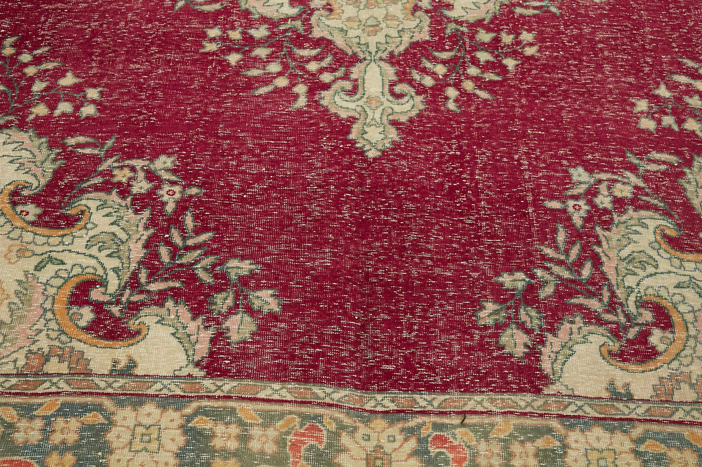 Beige vintage Persian rug 49448, 2.44 x 3.31 metres – photograph 10