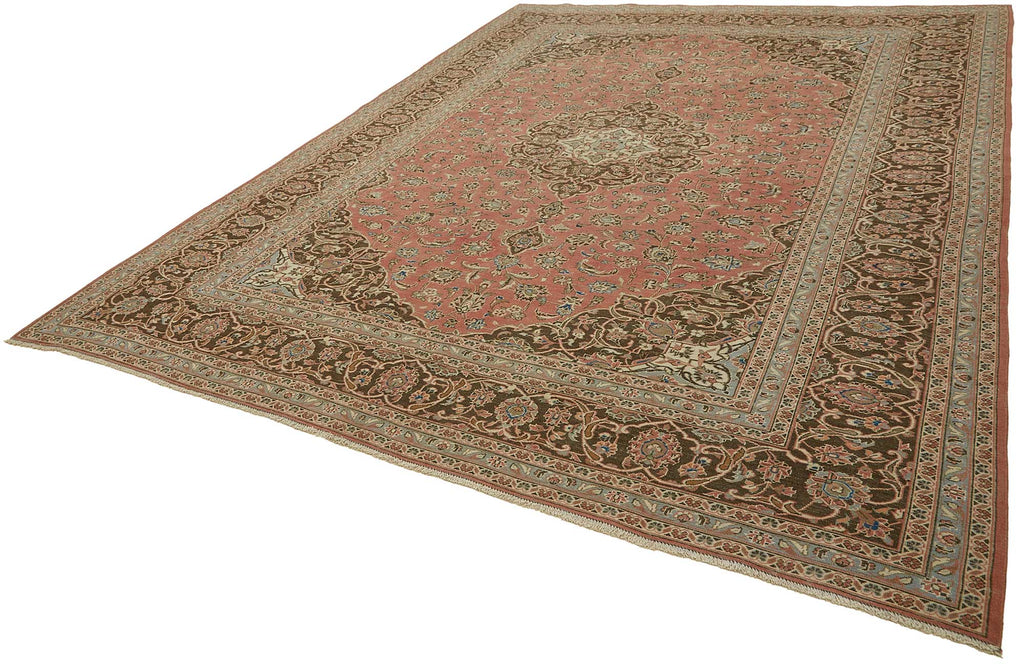Beige vintage Persian rug 49450, 2.98 x 3.94 metres – photograph 3