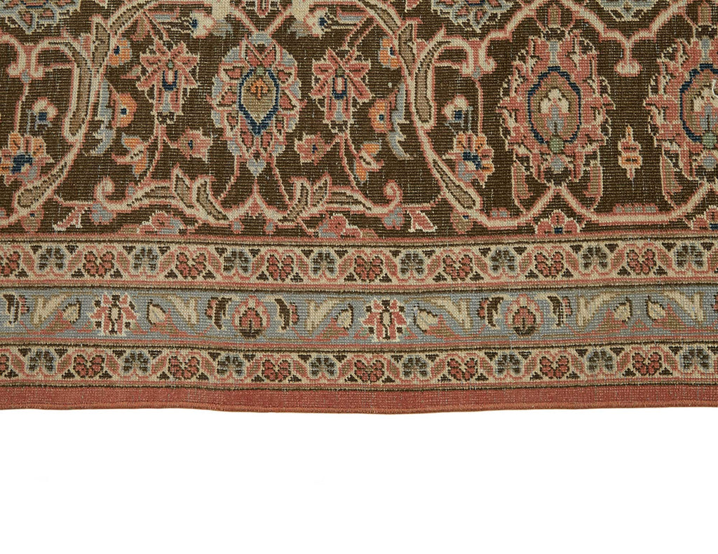 Beige vintage Persian rug 49450, 2.98 x 3.94 metres – photograph 8