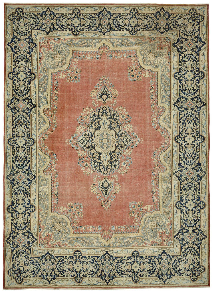 Beige vintage Persian rug 49451, 2.99 x 4.03 metres – full rug