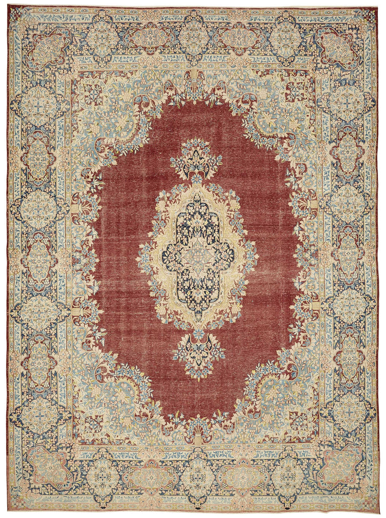 Beige vintage Persian rug 49454, 2.88 x 4.00 metres – full rug