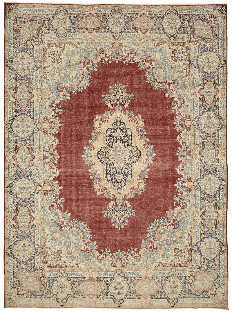 Beige vintage Persian rug 49454, 2.88 x 4.00 metres – full rug