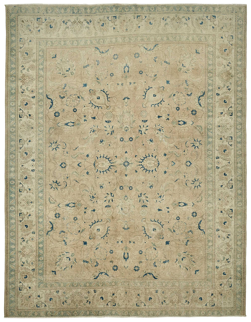 Beige vintage Persian rug 49463, 3.00 x 3.88 metres – full rug