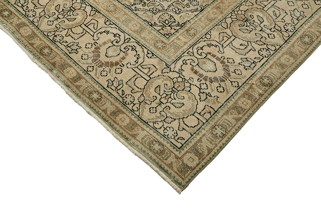 Beige vintage Persian rug 49465, 2.92 x 3.87 metres – photograph 4