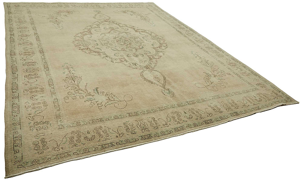 Beige vintage Persian rug 49466, 3.01 x 3.92 metres – photograph 2