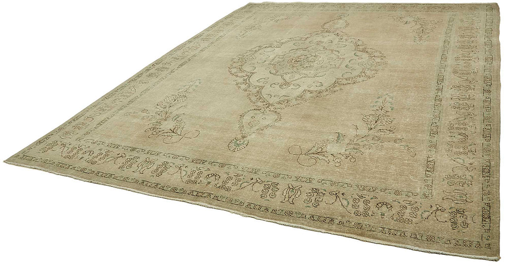 Beige vintage Persian rug 49466, 3.01 x 3.92 metres – photograph 3