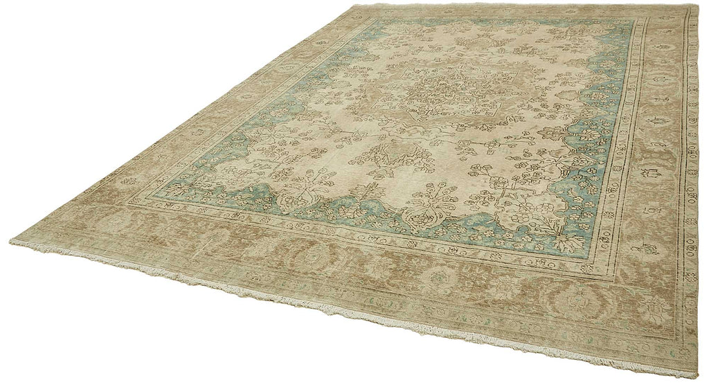 Beige vintage Persian rug 49467, 2.93 x 3.80 metres – photograph 3