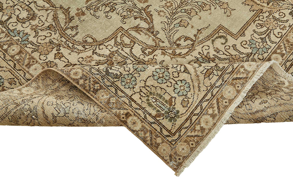 Beige vintage Persian rug 49468, 2.96 x 3.90 metres – photograph 6