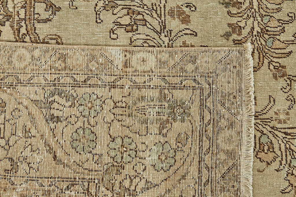 Beige vintage Persian rug 49468, 2.96 x 3.90 metres – photograph 7
