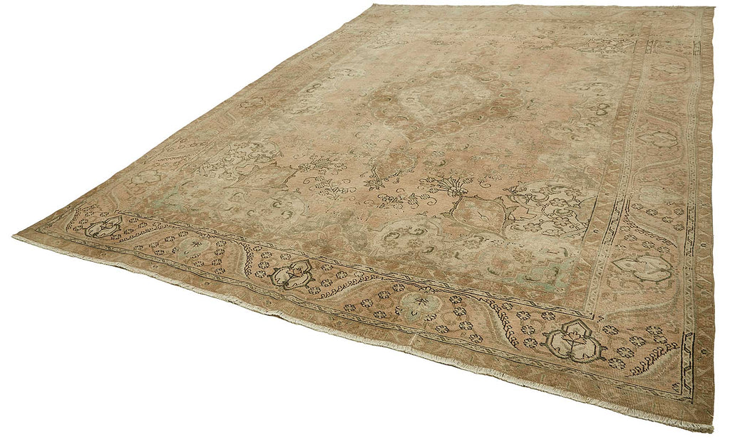 Beige vintage Persian rug 49470, 2.88 x 3.86 metres – photograph 3