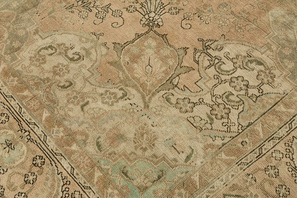 Beige vintage Persian rug 49470, 2.88 x 3.86 metres – photograph 9