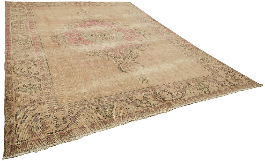 Beige vintage Persian rug 49473, 2.87 x 3.86 metres – photograph 2