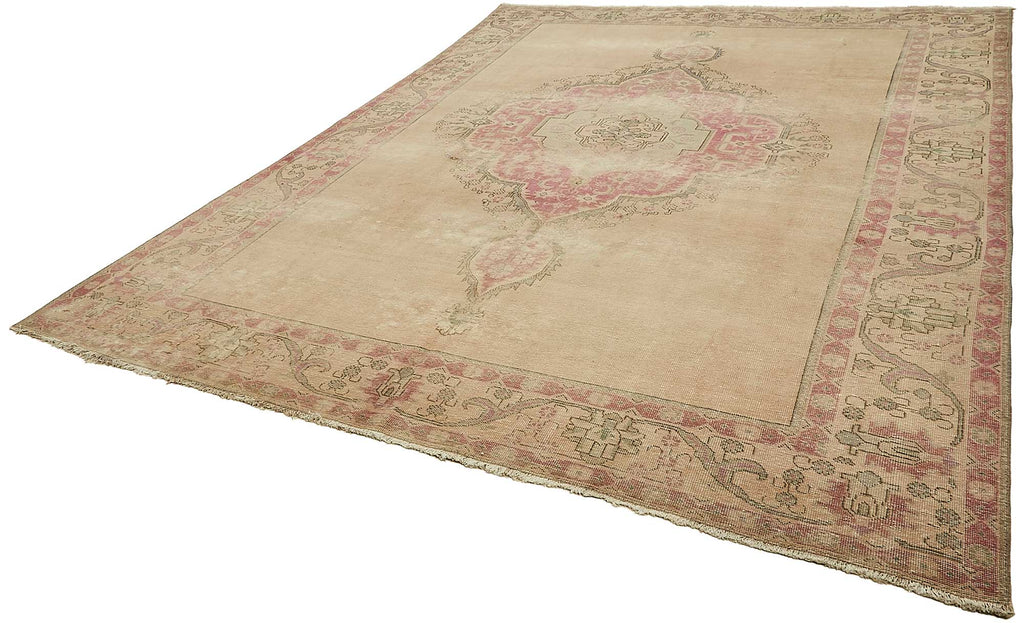 Beige vintage Persian rug 49473, 2.87 x 3.86 metres – photograph 3