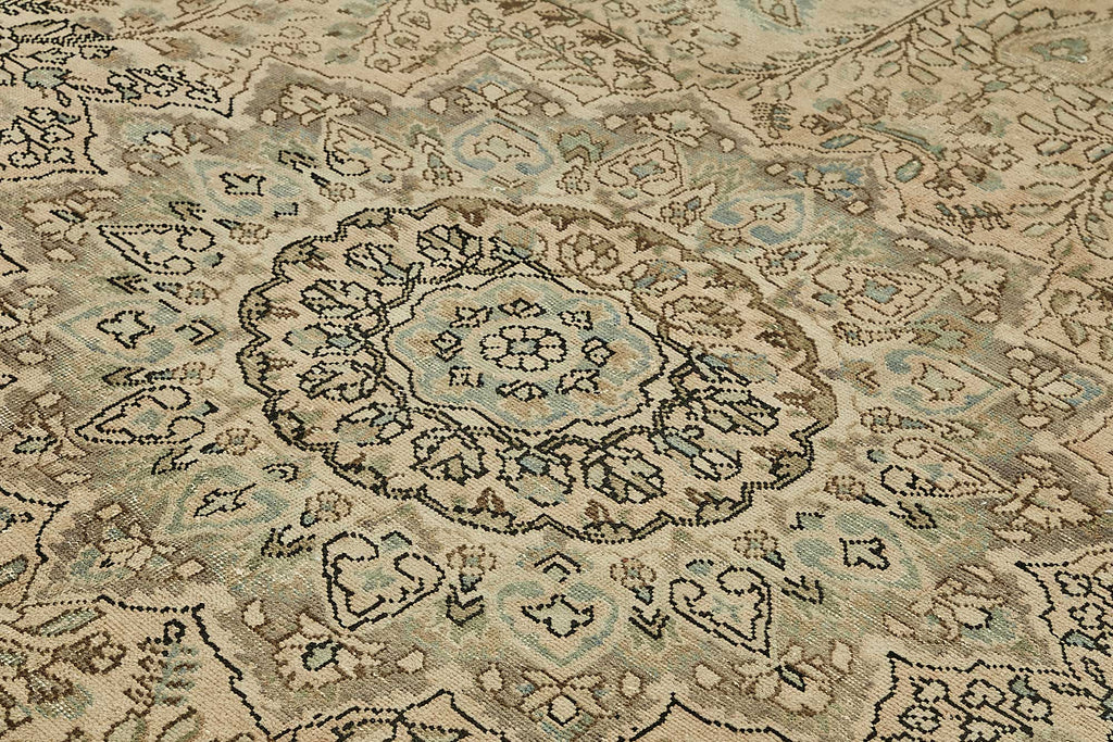 Beige vintage Persian rug 49474, 2.97 x 3.74 metres – photograph 5