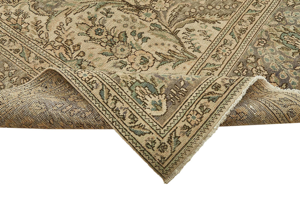 Beige vintage Persian rug 49474, 2.97 x 3.74 metres – photograph 6