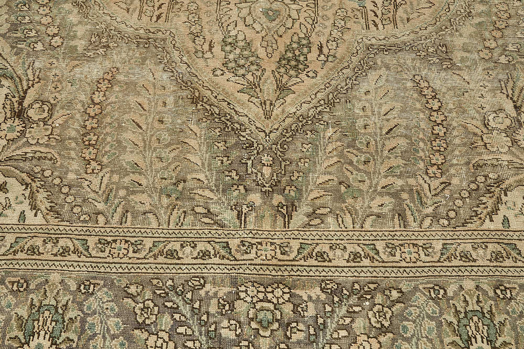 Beige vintage Persian rug 49474, 2.97 x 3.74 metres – photograph 10