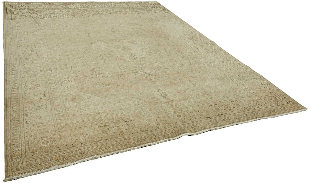 Beige vintage Persian rug 49693, 2.53 x 3.35 metres – photograph 2