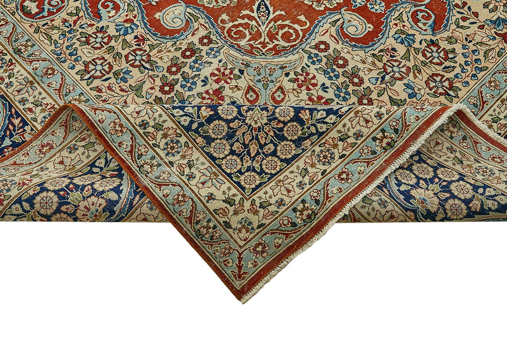 Beige vintage Persian rug 49698, 3.12 x 3.96 metres – photograph 6