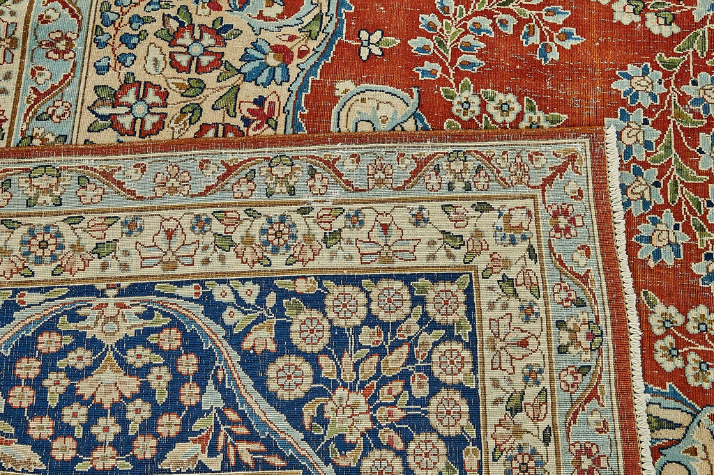 Beige vintage Persian rug 49698, 3.12 x 3.96 metres – photograph 7