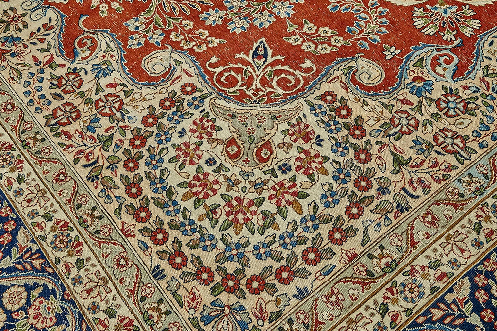 Beige vintage Persian rug 49698, 3.12 x 3.96 metres – photograph 9